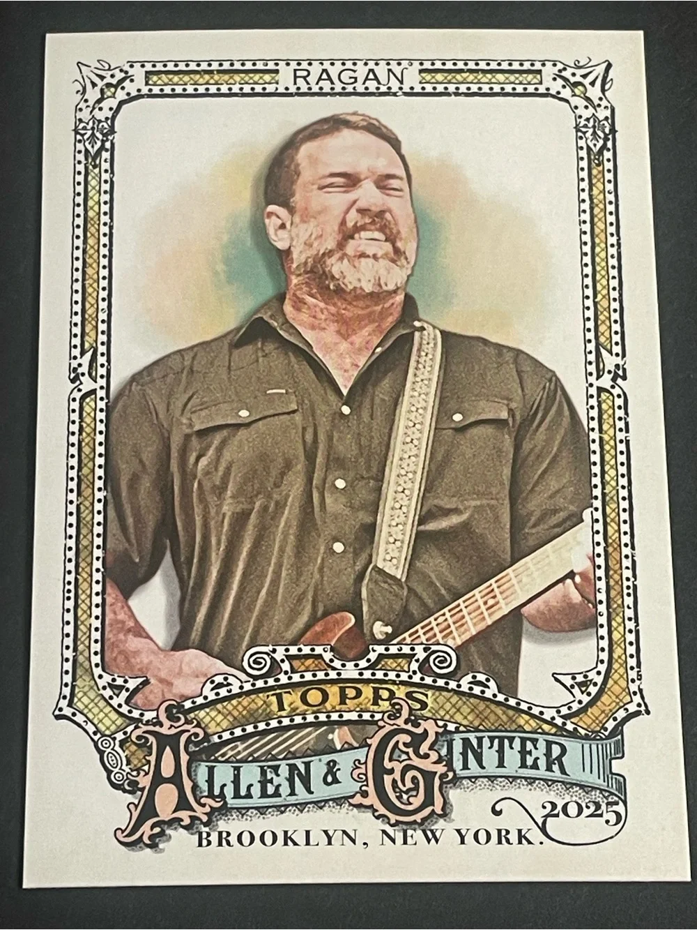 2025 Topps Allen & Ginter Chuck Ragan Musician #279 Hot Water Music Base Card